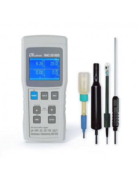 Medidor Multiparâmetros Qualidade da Água WAC-2019 Lutron