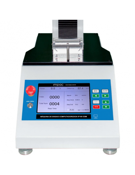 Máquina de Ensaio Universal Computadorizada Impac 100 Kg IP-90COM