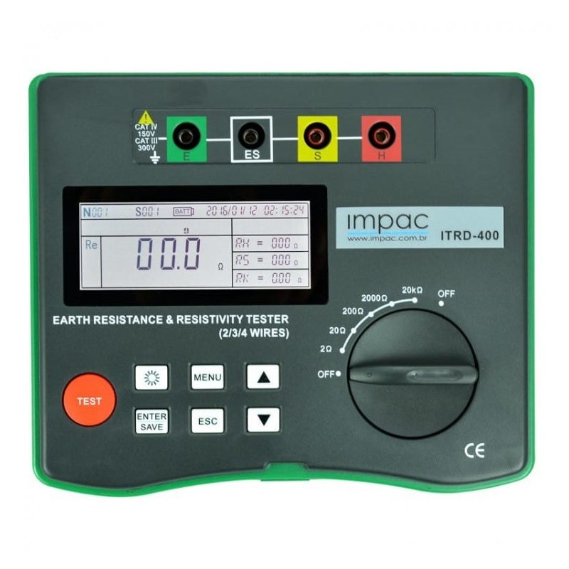 Terrômetro Digital Wenner ITRD 400