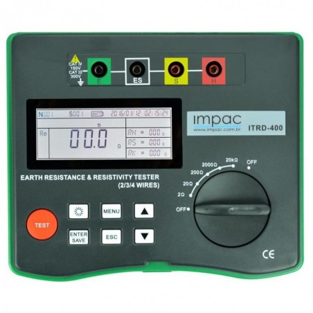 Terrômetro Digital Wenner ITRD 400