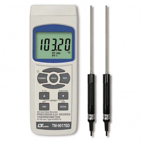 Termômetro PT100 Datalogger Centesimal TM9017 Lutron