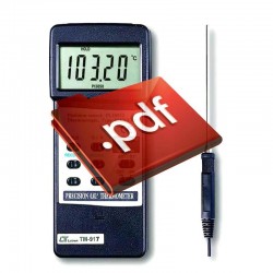 Termômetro Digital PT100 Centesimal TM-917 Lutron 2
