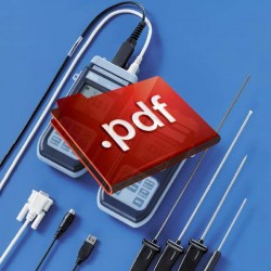 Termômetro Centesimal Digital Portátil 2 canais PT-100 Mod. HD-2127.1 2