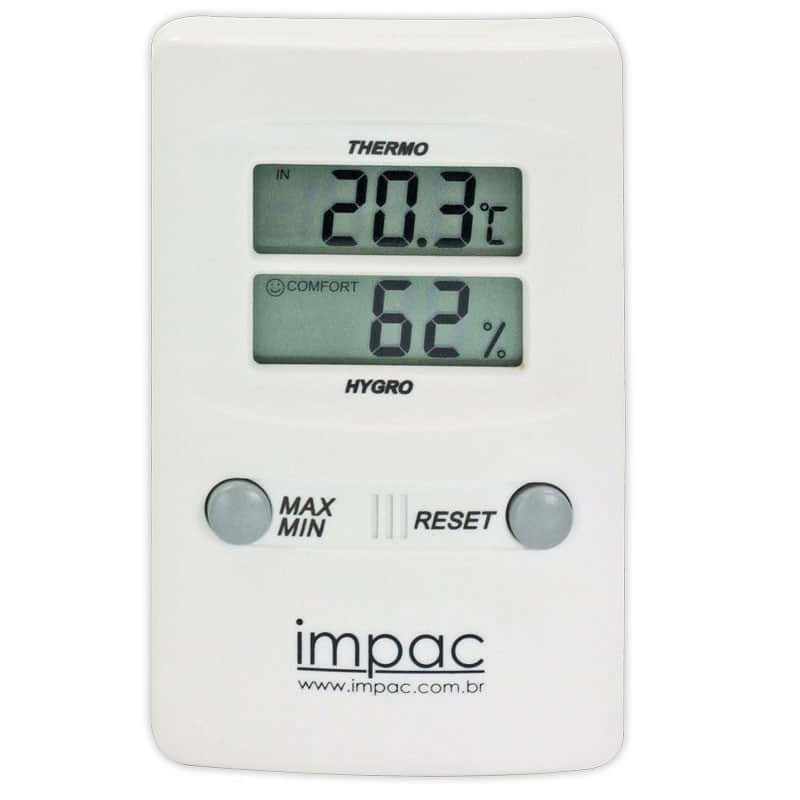 Termohigrômetro Digital Temperatura e Umidade Interna TH-01