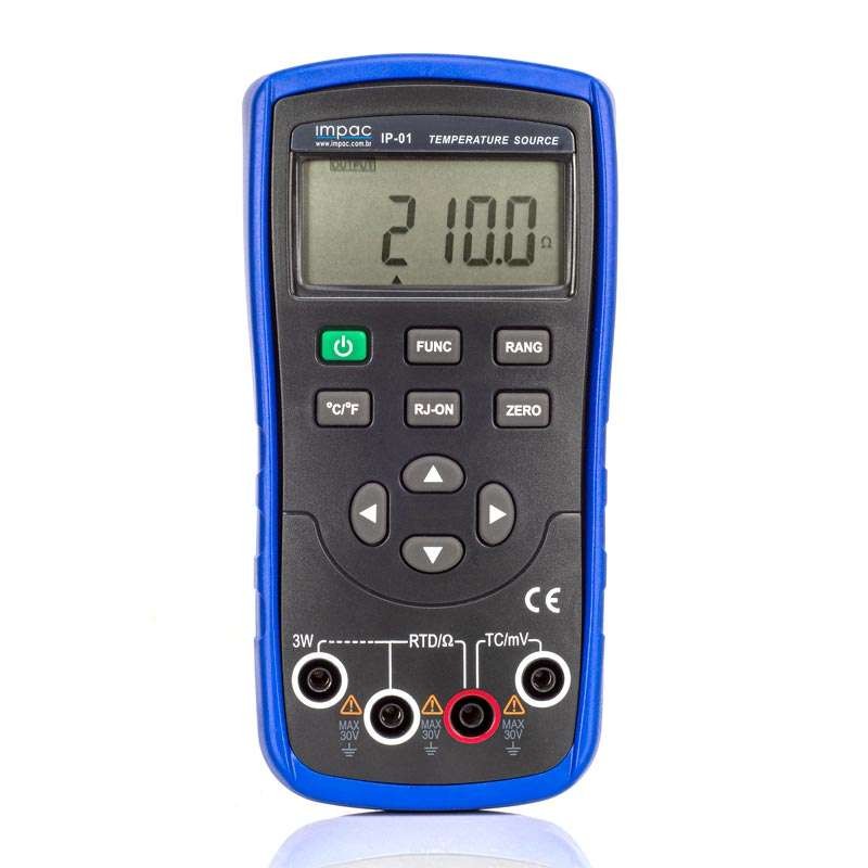 Simulador de Termopar Termoresistência pT100 Resistência e Tensão IP01