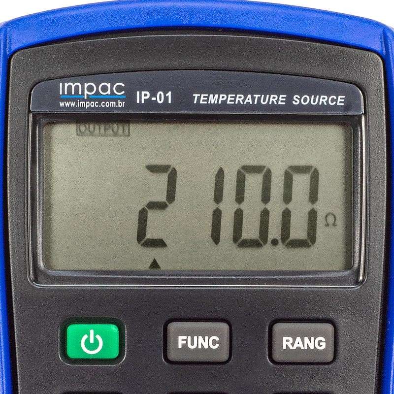 Simulador de Termopar Termoresistência pT100 Resistência e Tensão IP01