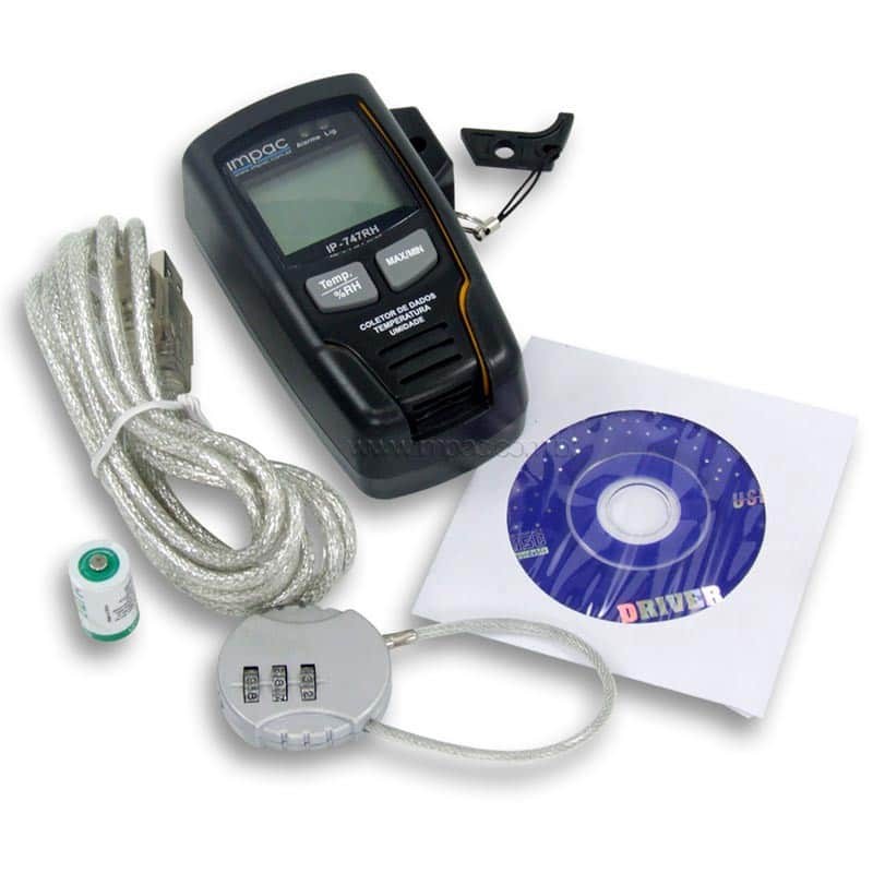 Registrador de Umidade Impac IP-747RH (Coletor de Dados)