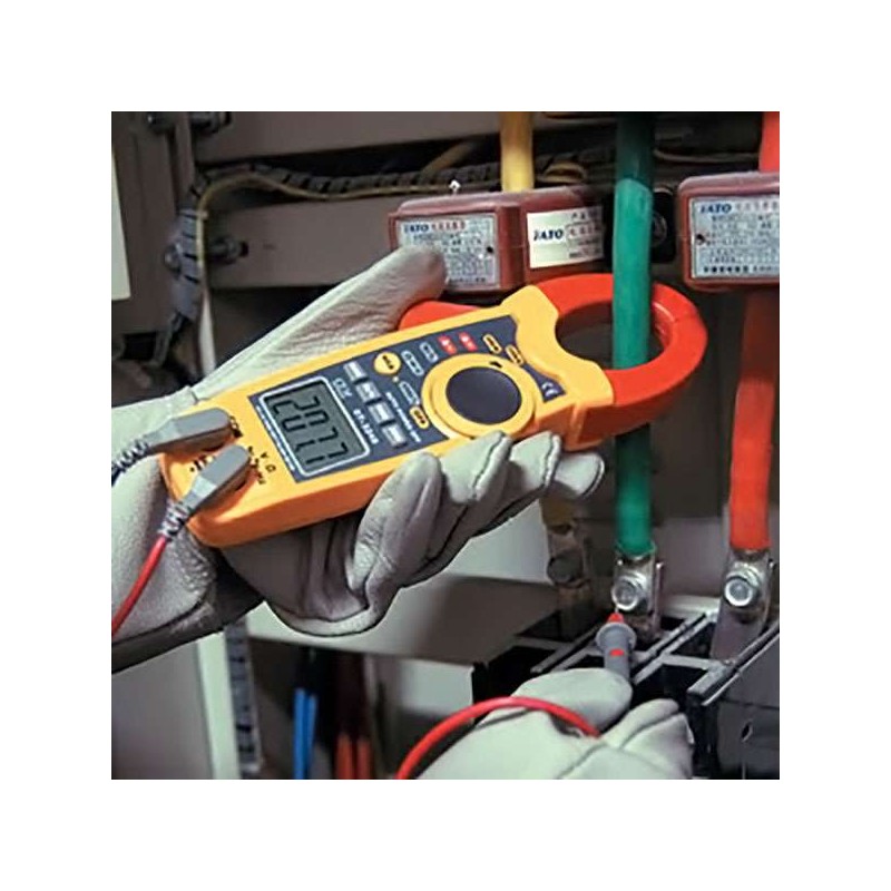 Wattímetro Alicate Digital True RMS 1000A CC-CA 240KW Profissional