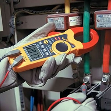 Wattímetro Alicate Digital True RMS 1000A CC-CA 240KW Profissional