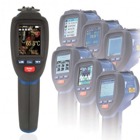 Pirômetro Óptico Infravermelho 2200°C com Vídeo