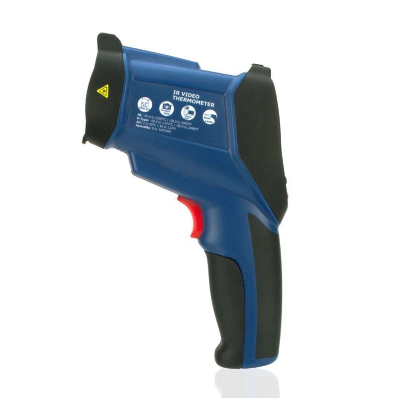 Pirômetro Óptico Infravermelho 2200°C com Vídeo
