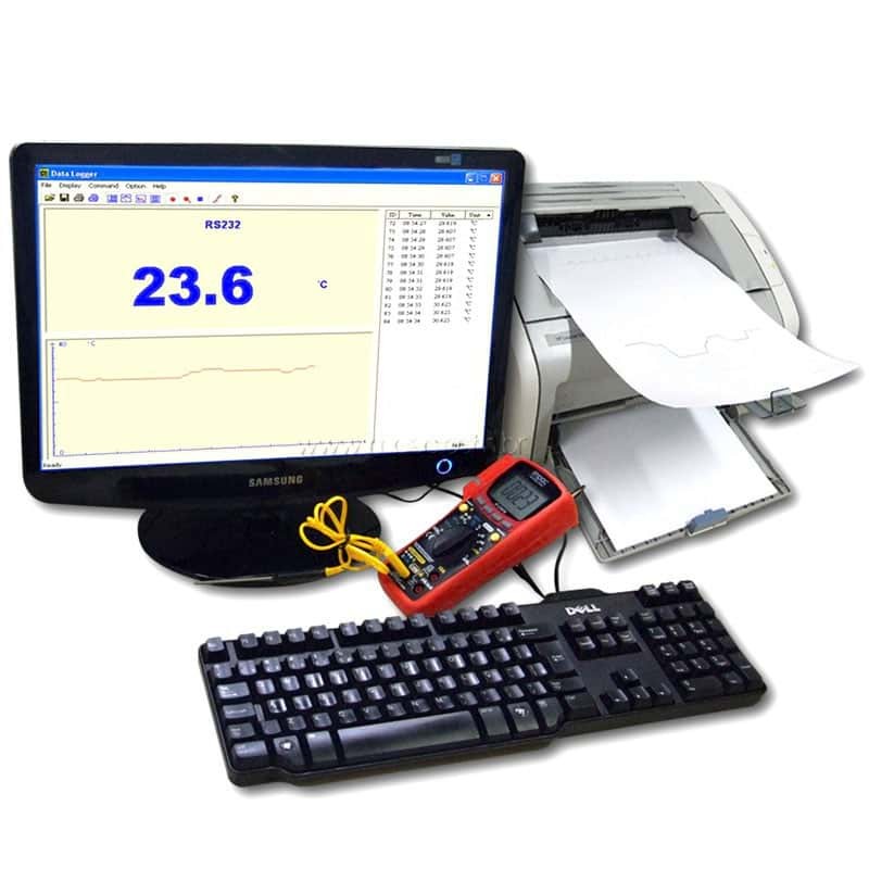 Multímetro RS-232 True RMS 3 5/6 Dígitos IP-370TR Impac