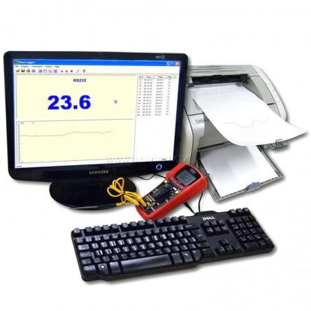 Multímetro RS-232 True RMS 3 5/6 Dígitos IP-370TR Impac