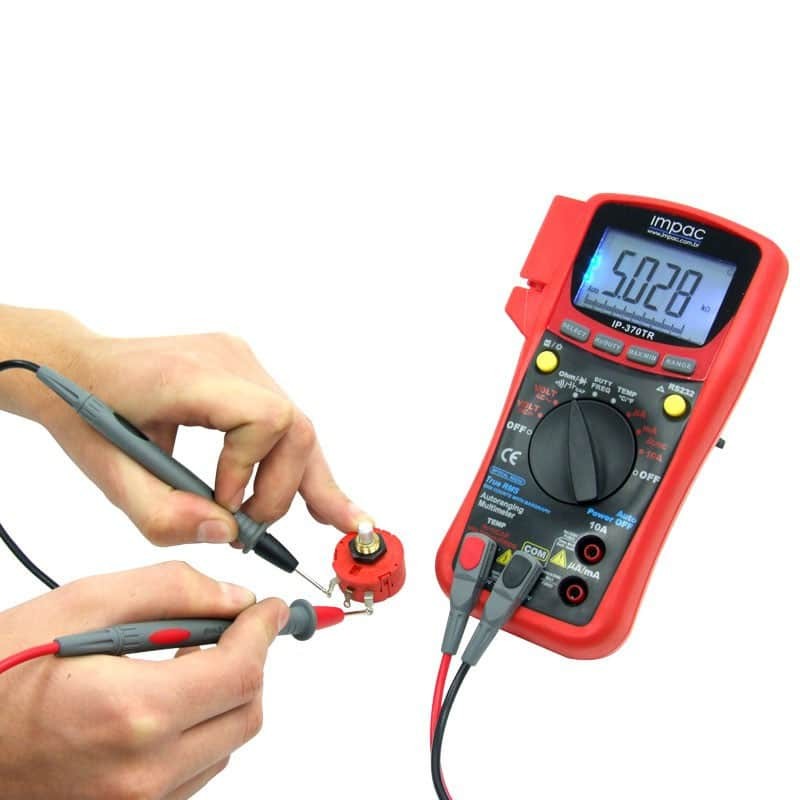 Multímetro RS-232 True RMS 3 5/6 Dígitos IP-370TR Impac
