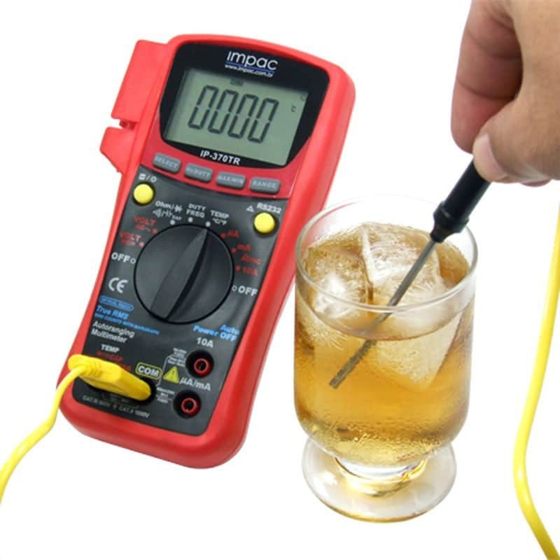 Multímetro RS-232 True RMS 3 5/6 Dígitos IP-370TR Impac