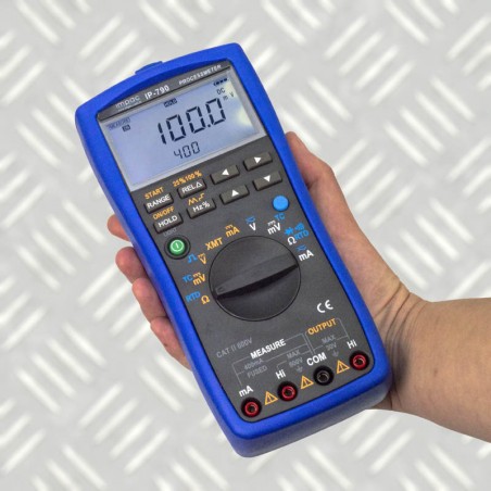 Multímetro Calibrador Termopar pT100 Loop de Corrente IP-790