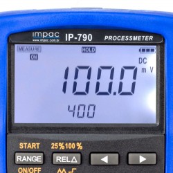 Multímetro Calibrador Termopar pT100 Loop de Corrente IP-790 2