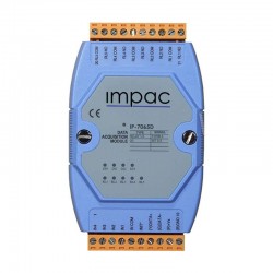 Módulo Entrada Digital Isolada 4 Entradas 5 Saídas Relé RS-485 IP-7065D