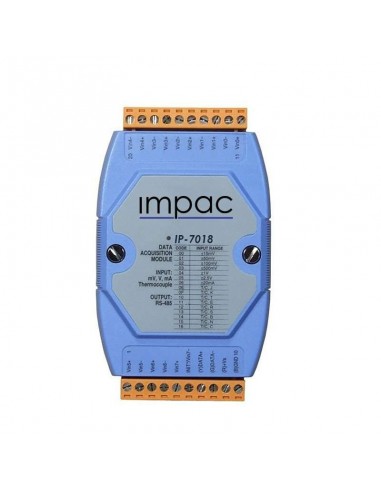 Módulo Entrada Analógica Termopar mV V mA 8 canais IP-7018