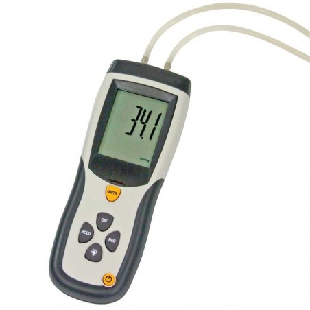 Micromanômetro digital Medidor de pressão diferencial Impac 2 PSI