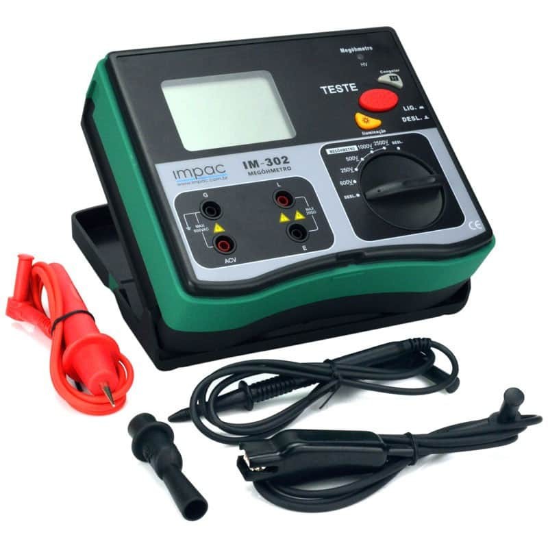 Megômetro Digital Portátil IM-301 Impac