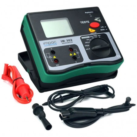 Megômetro Digital Portátil IM-301 Impac