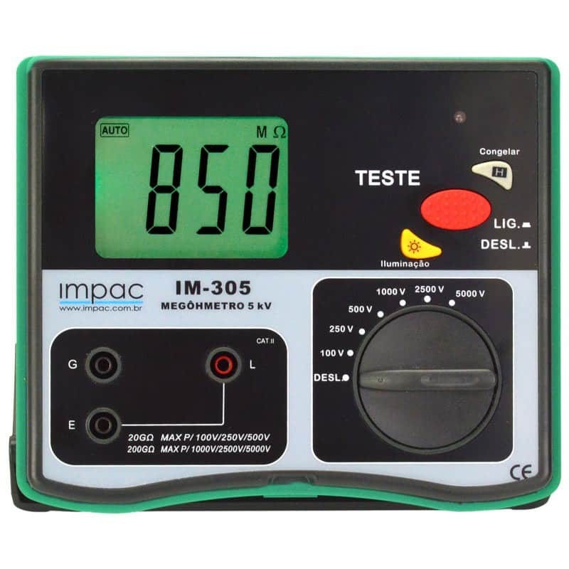 Megôhmetro Digital 5KV IM-305 Impac