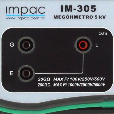Megôhmetro Digital 5KV IM-305 Impac