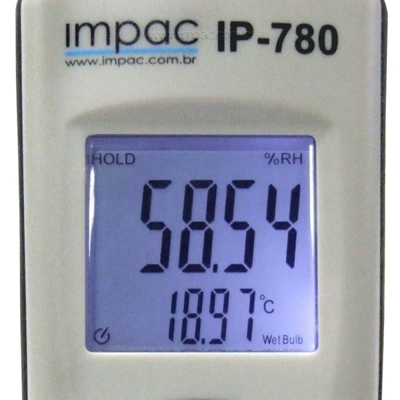 Medidor Ponto de Orvalho e Umidade IP-780 IMPAC