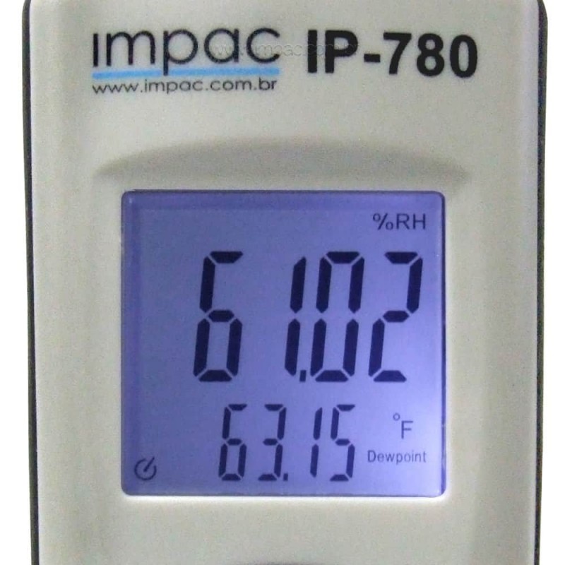 Medidor Ponto de Orvalho e Umidade IP-780 IMPAC