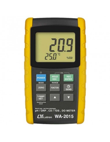Medidor Digital de Oxigênio Dissolvido O2 pH e Condutividade Lutron