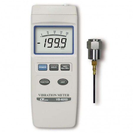 Medidor de Vibrações Digital Portátil DATALOGGER VB-8203