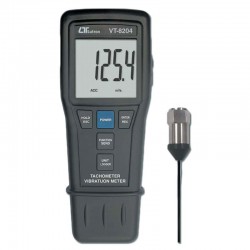 Medidor de Vibração com Tacômetro Data Logger VT-8204 Lutron