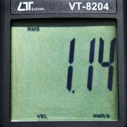 Medidor de Vibração com Tacômetro Data Logger VT-8204 Lutron 2