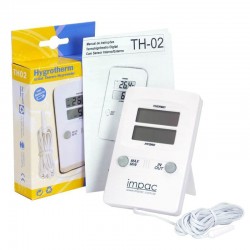 Medidor de umidade de mesa e parede TH-02 Impac 2