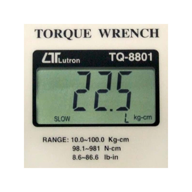 Medidor de Torque TQ-8801 Lutron