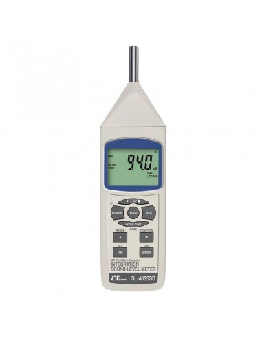 Medidor de Ruído LEQ SPL Datalogger Cartão SD SL4035SD Lutron
