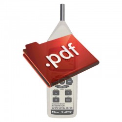 Medidor de Ruído LEQ SPL Datalogger Cartão SD SL4035SD Lutron 2