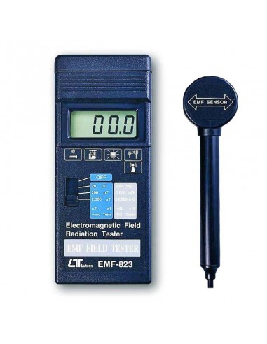 Medidor de Radiação de Campo Eletromagnético EMF-823