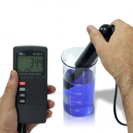 Medidor de Oxigênio Dissolvido Coletor de dados Lutron DO-5519