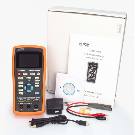 Medidor de ESR com Ponte RLC 1KHz 10KHz 40KHz 100KHz USB