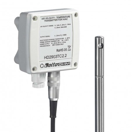 Transmissor Velocidade do Ar HD-2903 Delta Ohm