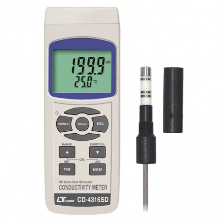 Medidor de Condutividade Datalogger CD-4316SD Lutron