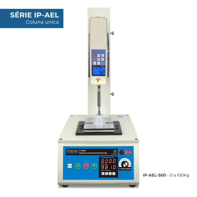 Máquinas de Ensaio Tração e Compressão Eletrônica Impac
