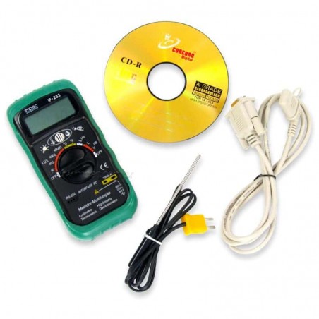 Luxímetro Decibelímetro Termômetro Higrômetro Multifunção