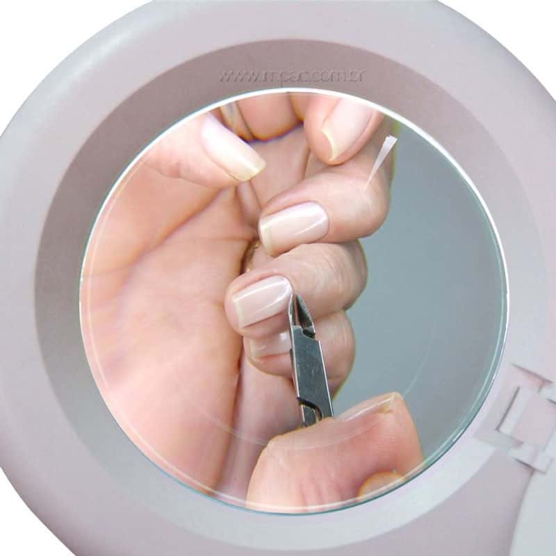lupa com led manicure