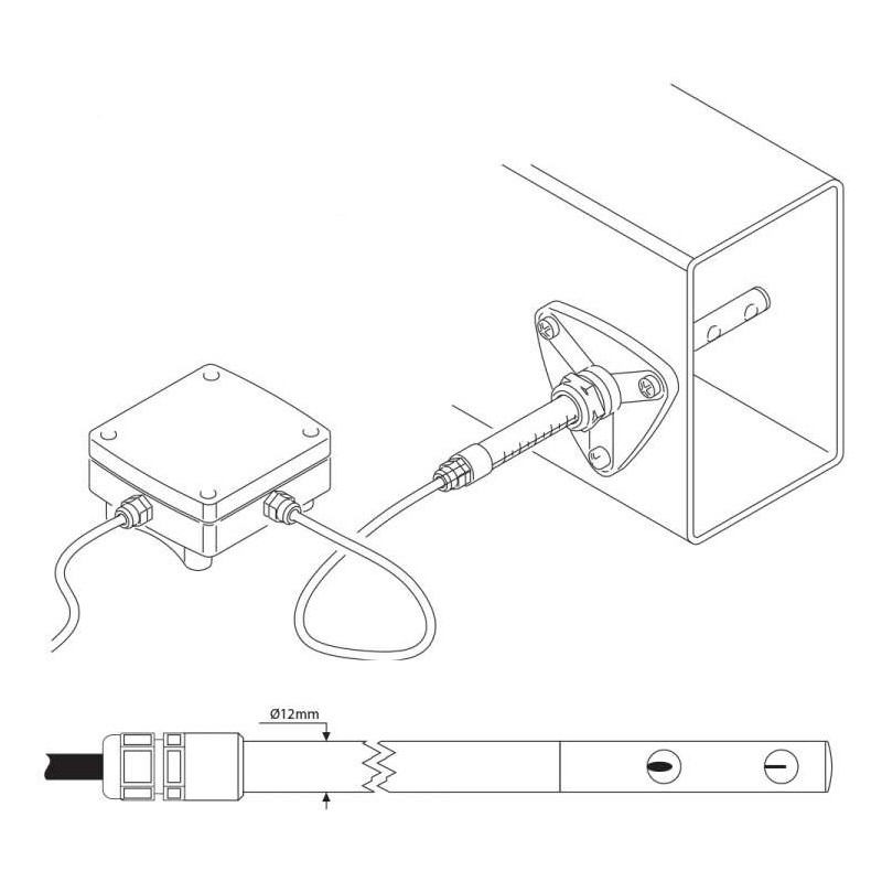 Transmissor Velocidade do Ar e Temperatura HD-2937