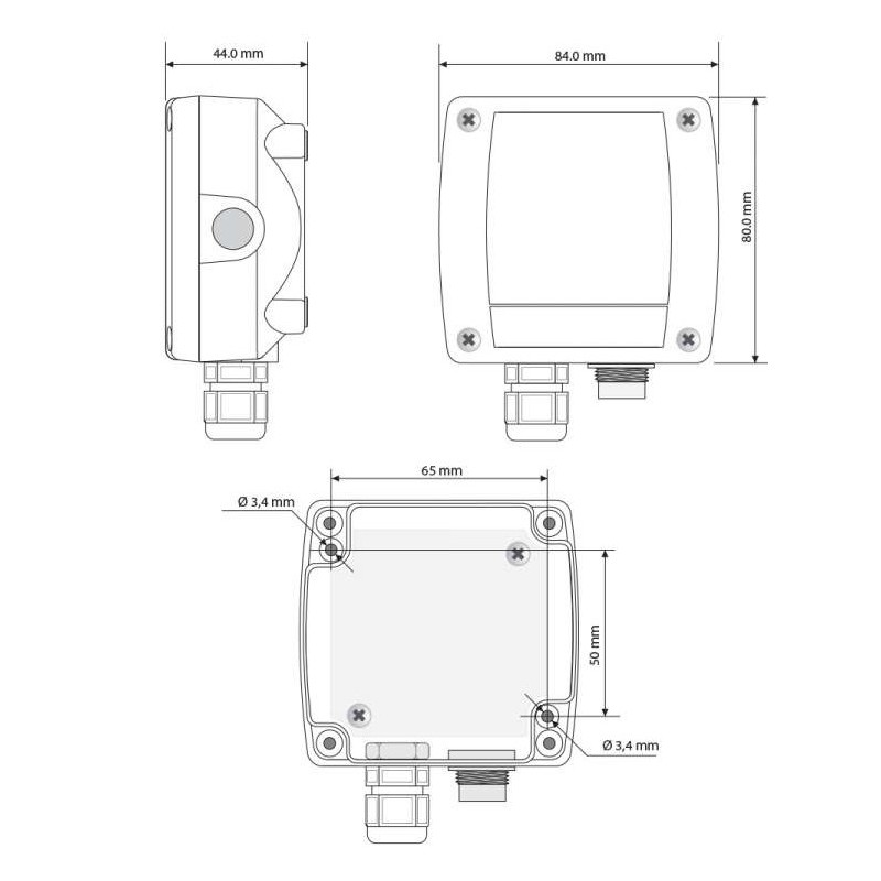 Transmissor Velocidade do Ar e Temperatura HD-2937