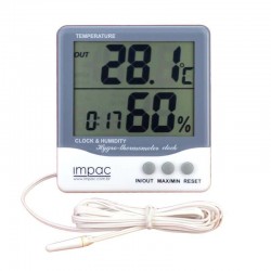 Higrômetro Digital Sensor Interno e Externo TH-08