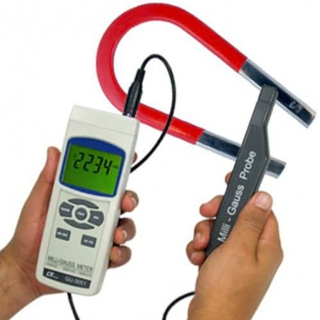 Gaussímetro digital GU-3001 CC / CA Magnetômetro
